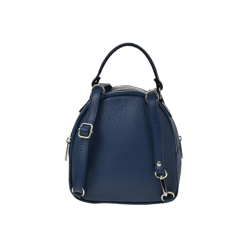 Rucsac dama din piele naturala Chiara Canotti CC1239, Albastru, #3, Bagsy