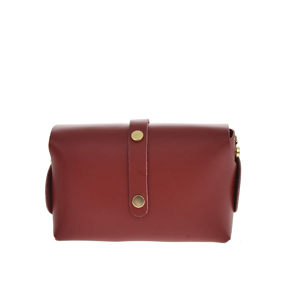 Geanta dama din piele naturala Chiara Canotti CC1241, Rosu inchis, #3, Bagsy