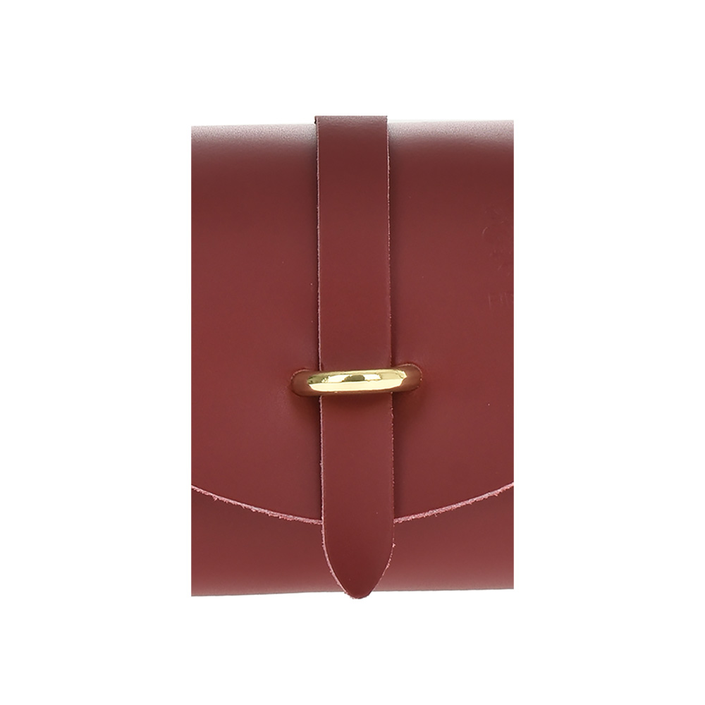 Geanta dama din piele naturala Chiara Canotti CC1241, Rosu inchis, #5, Bagsy