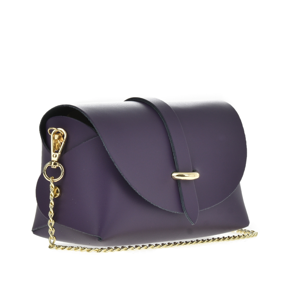 Geanta dama din piele naturala Chiara Canotti CC1241, Violet, #2, Bagsy