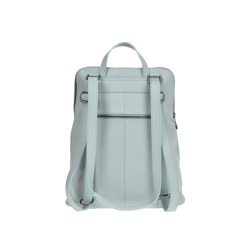 Rucsac din piele naturala Chiara Canotti CC1244, Bleu, #3, Bagsy