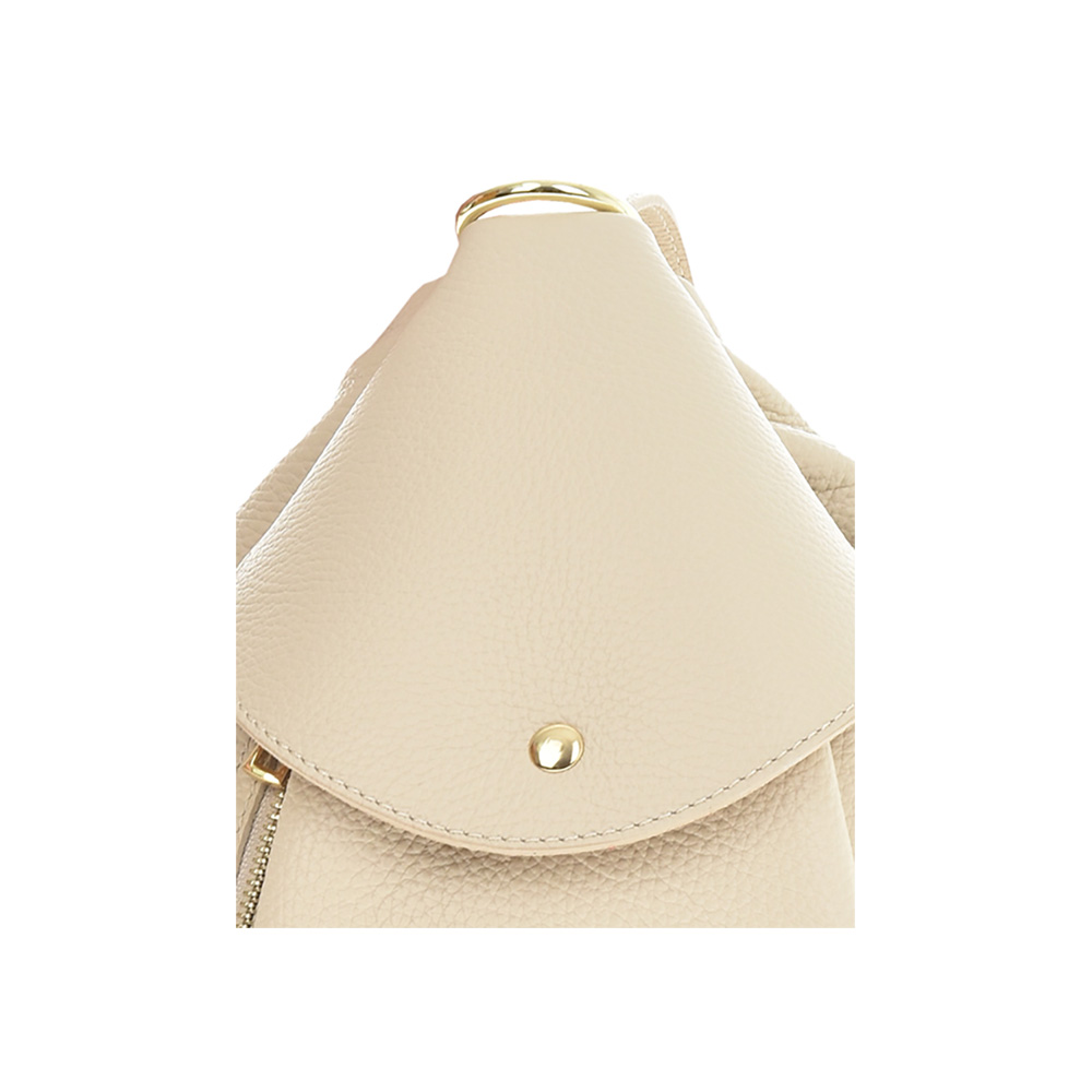 Rucsac dama din piele naturala Chiara Canotti CC1245, Bej, Nr. 5, Bagsy