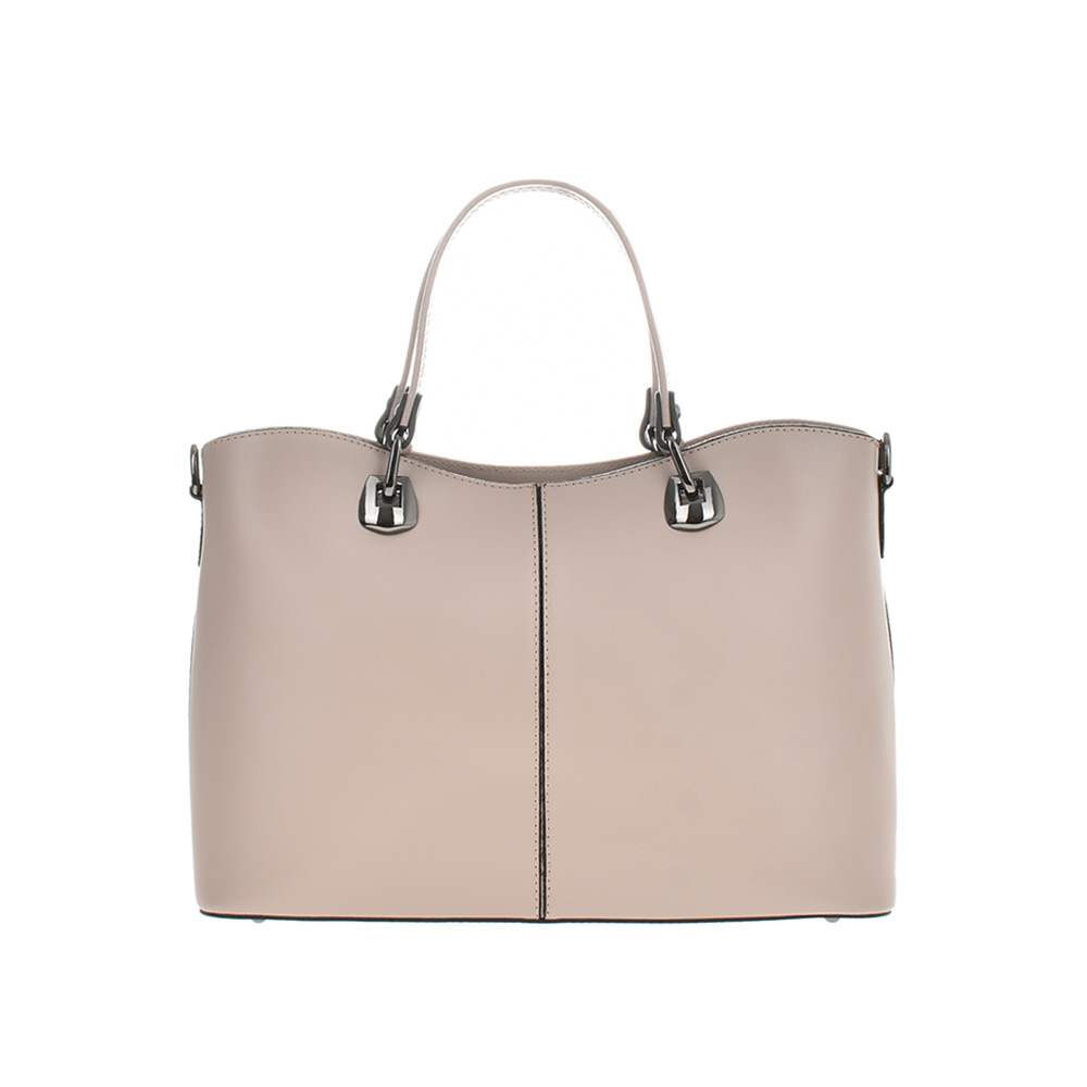 Geanta de mana din piele naturala Chiara Canotti CC1246, Roz prafuit, #1, Bagsy