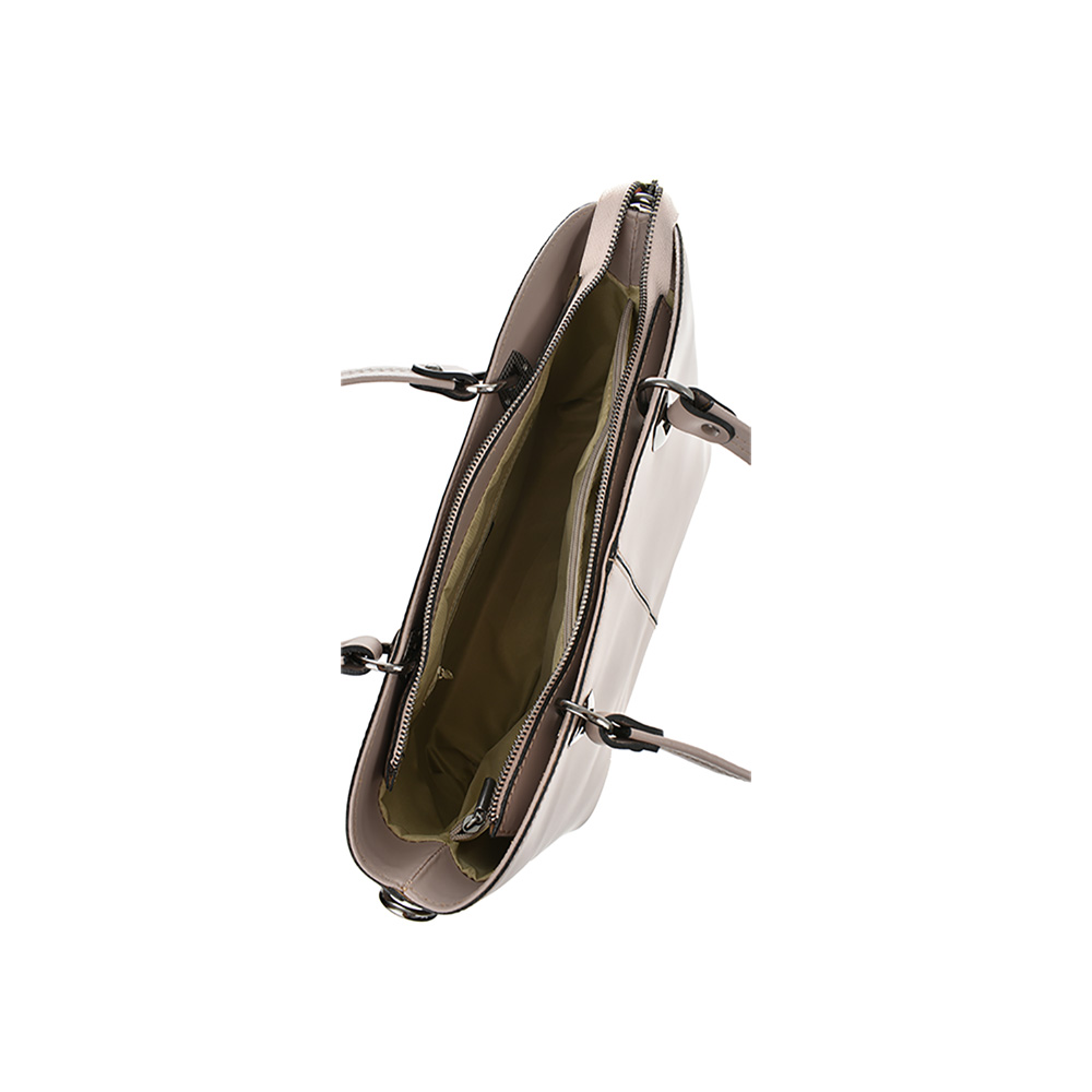 Geanta de mana din piele naturala Chiara Canotti CC1246, Roz prafuit, #4, Bagsy