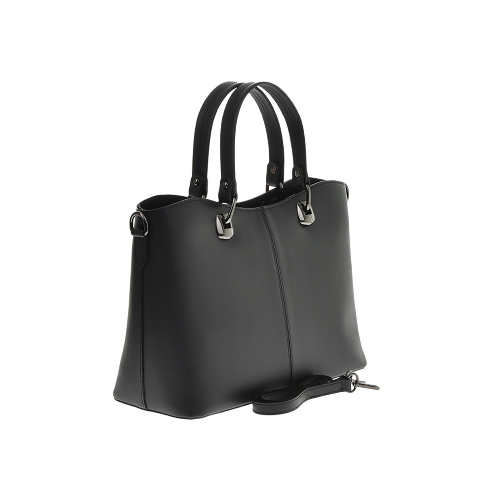 Geanta de mana din piele naturala Chiara Canotti CC1246, Negru, Nr. 2, Bagsy