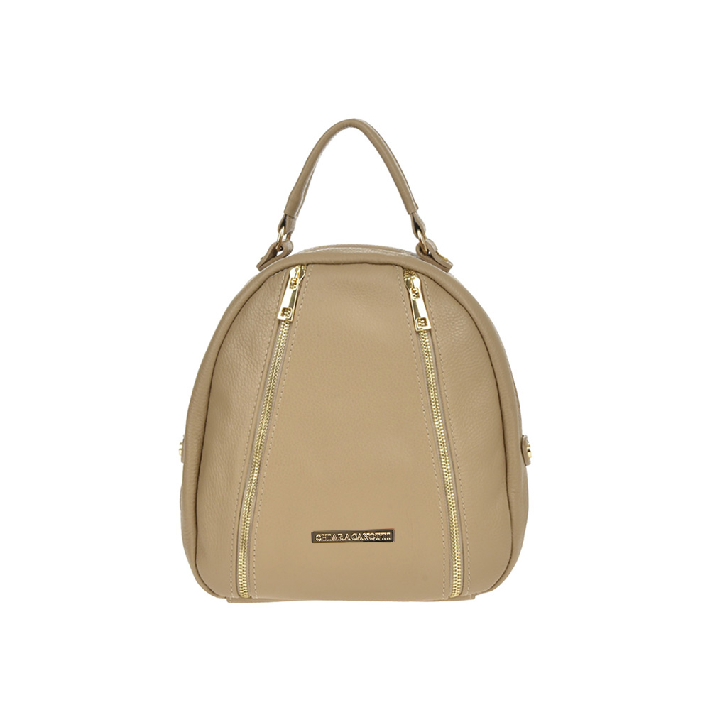 Rucsac din piele naturala Chiara Canotti CC1251, Grej, #1, Bagsy