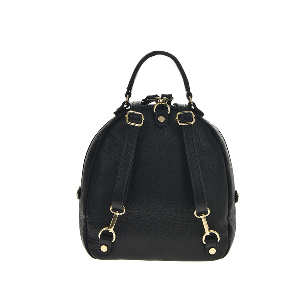 Rucsac din piele naturala Chiara Canotti CC1251, Negru, #3, Bagsy