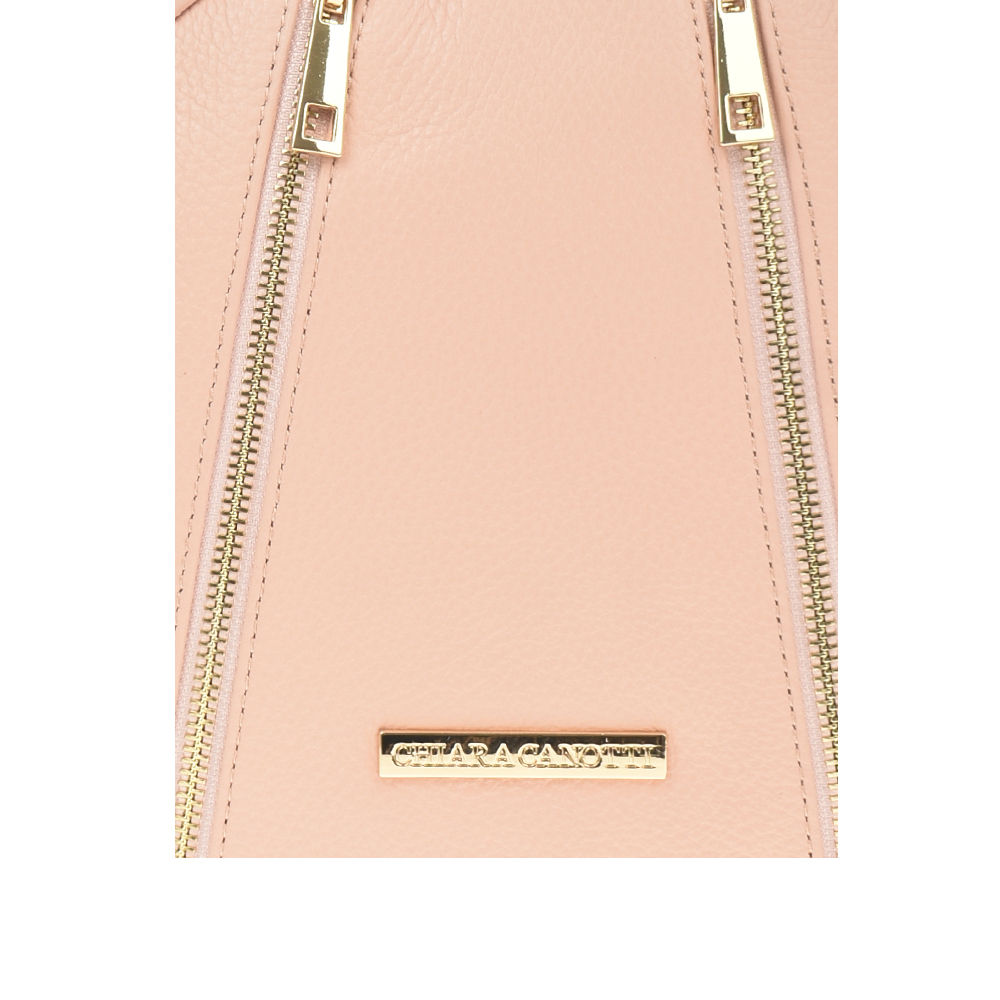 Rucsac din piele naturala Chiara Canotti CC1251, Roz, #5, Bagsy