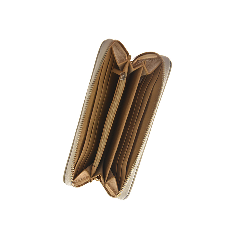 Portofel dama din piele naturala Chiara Canotti CC1254, Bej, #4, Bagsy