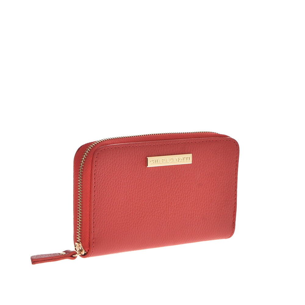 Portofel dama din piele naturala Chiara Canotti CC1254, Rosu, #2, Bagsy