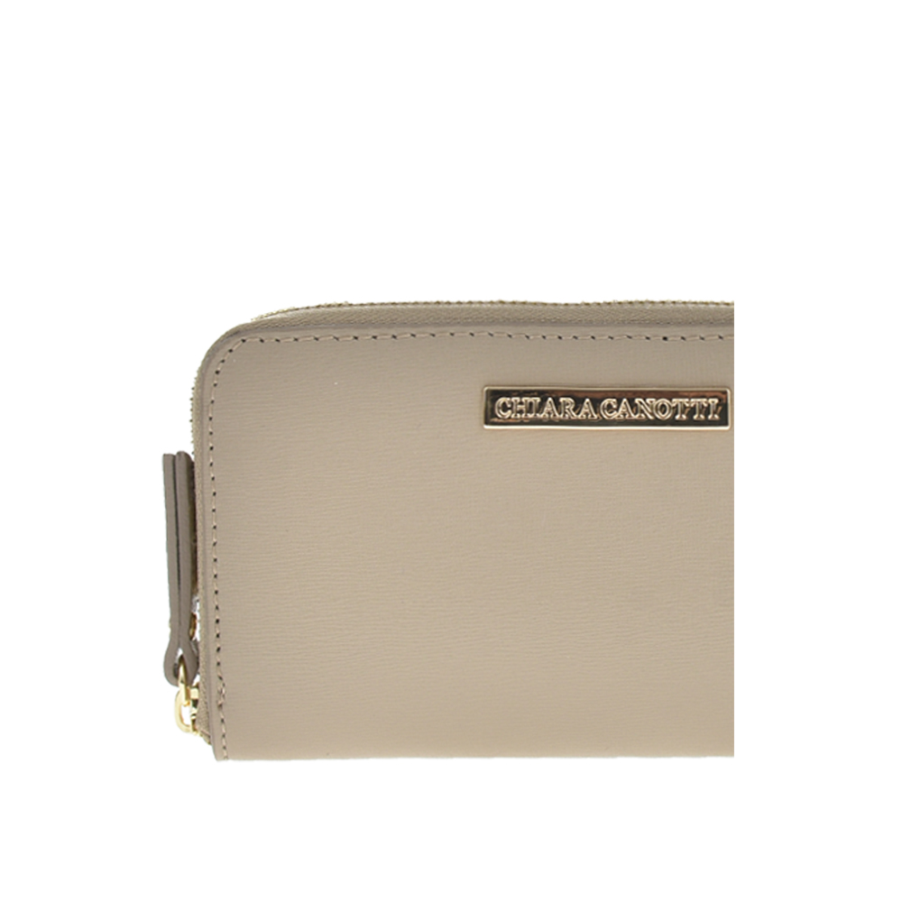 Portofel dama din piele naturala Chiara Canotti CC1255, Grej, #5, Bagsy