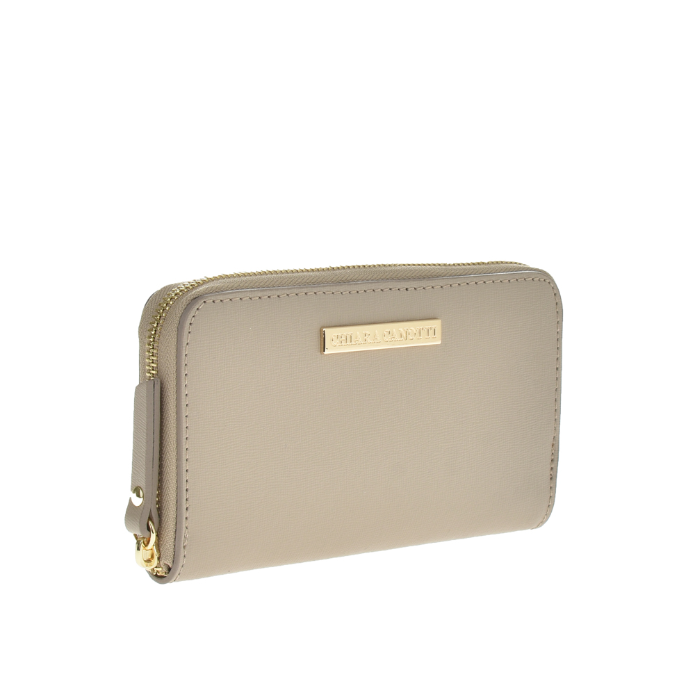 Portofel dama din piele naturala Chiara Canotti CC1255, Grej, #2, Bagsy