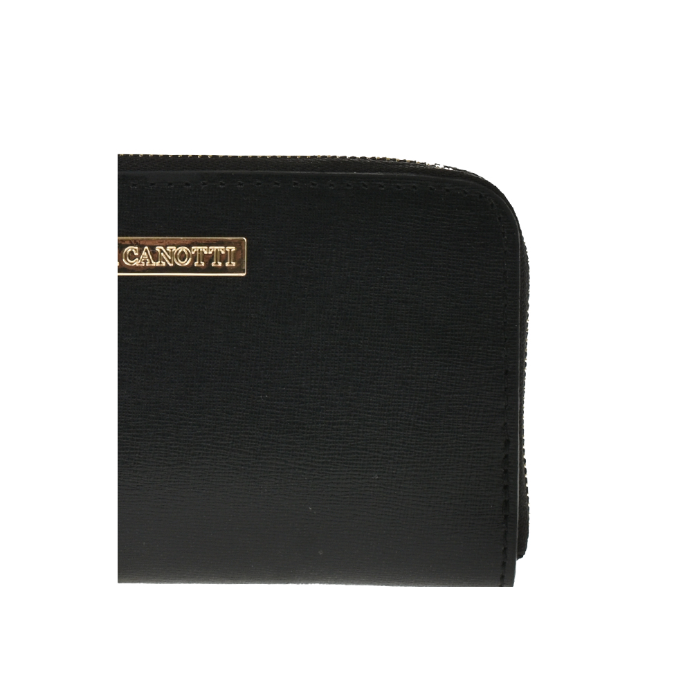 Portofel dama din piele naturala Chiara Canotti CC1255, Negru, #5, Bagsy