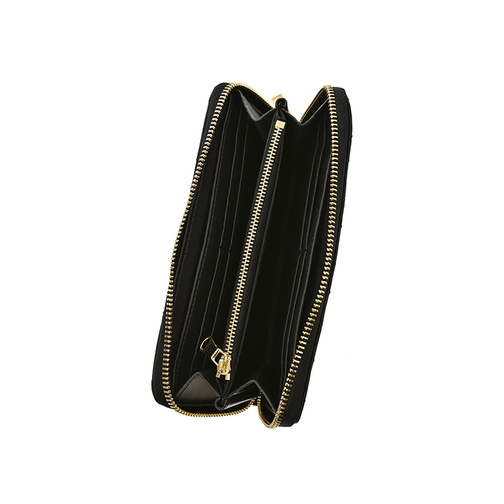 Portofel dama din piele naturala Chiara Canotti CC1256, Negru, #4, Bagsy