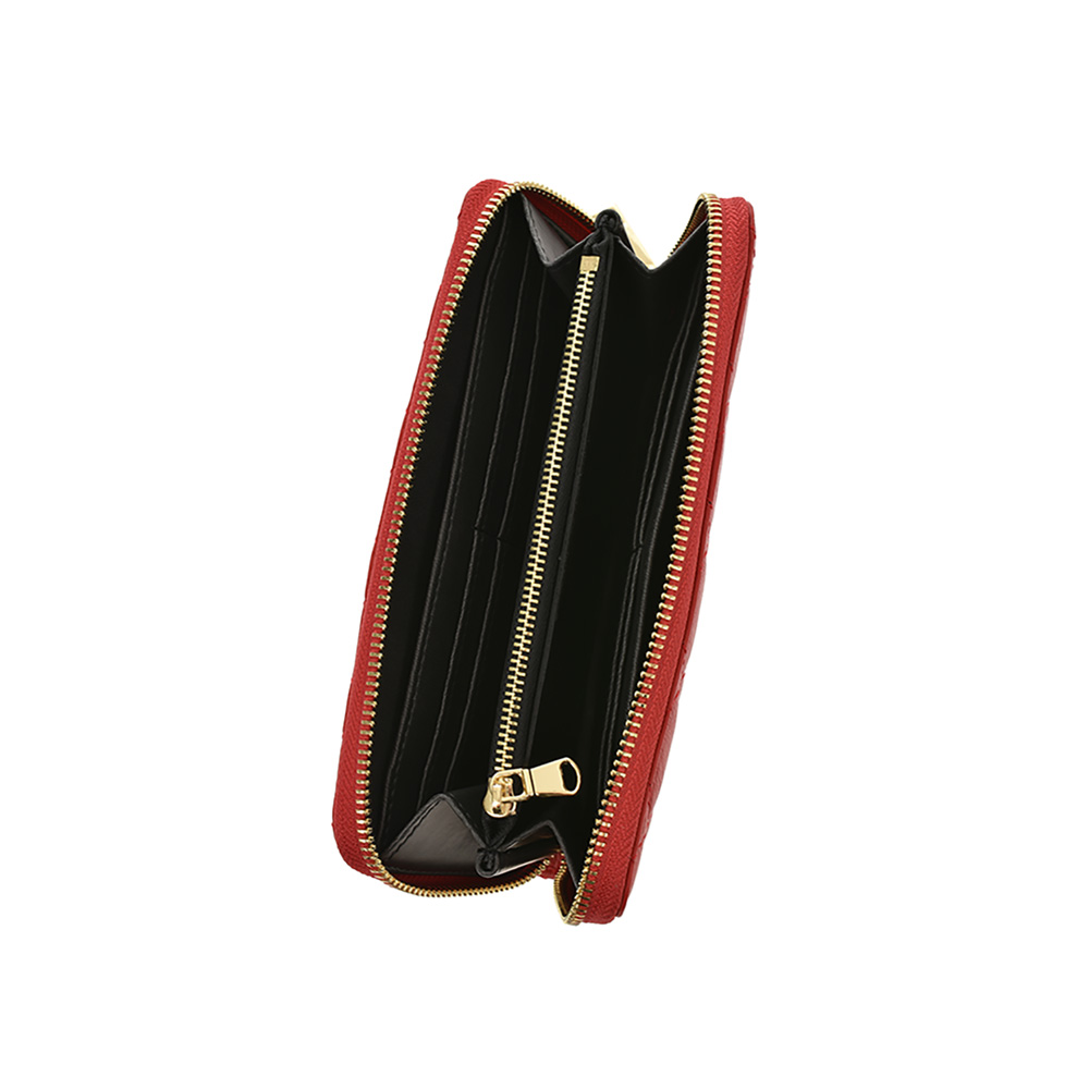 Portofel dama din piele naturala Chiara Canotti CC1256, Rosu, #4, Bagsy