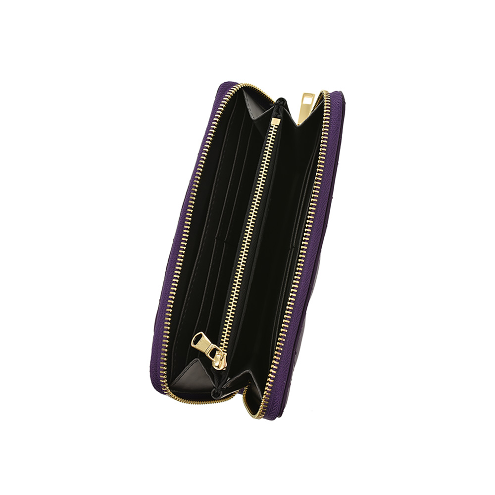 Portofel dama din piele naturala Chiara Canotti CC1256, Violet, #4, Bagsy