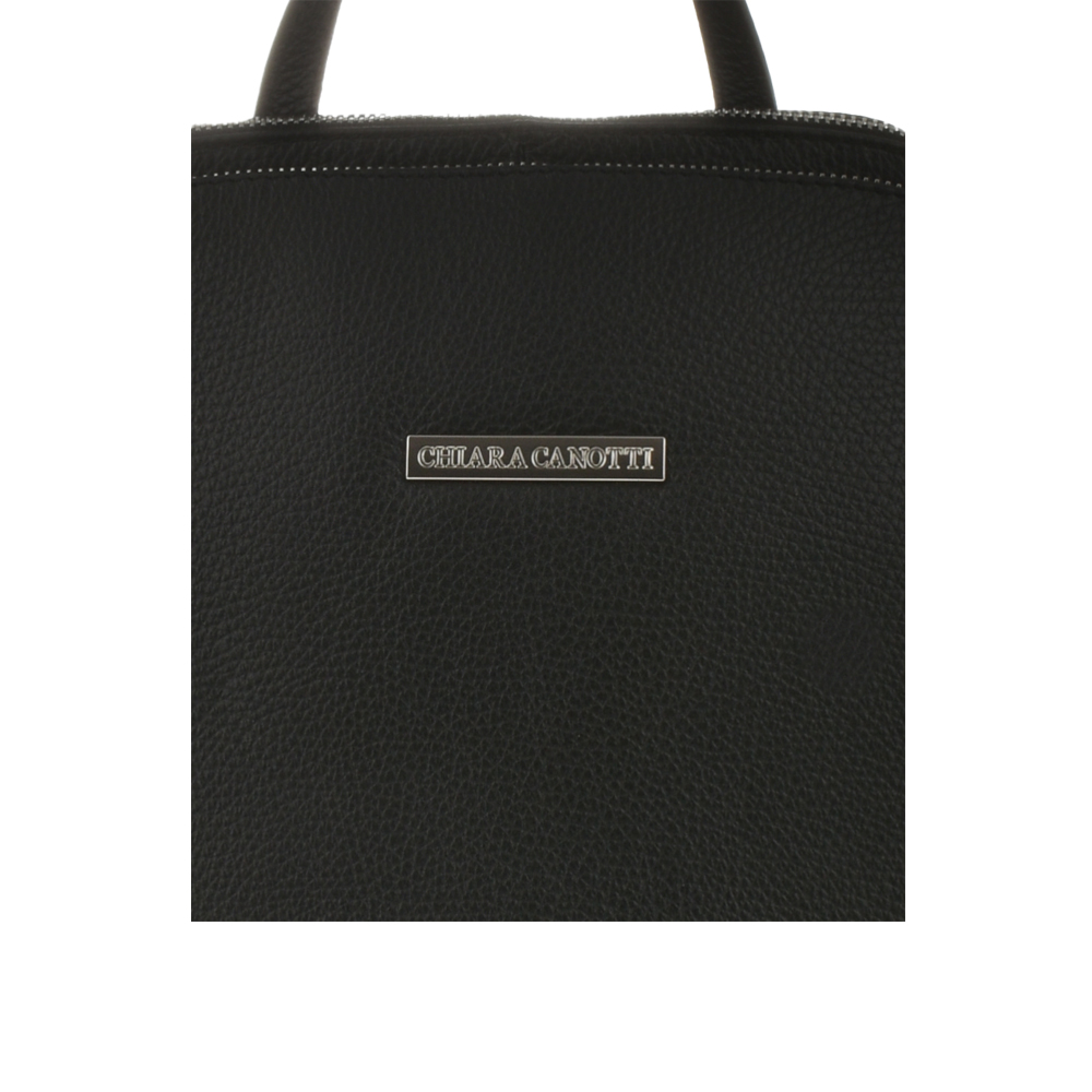 Rucsac dama din piele naturala Chiara Canotti CC1257, Negru, #5, Bagsy
