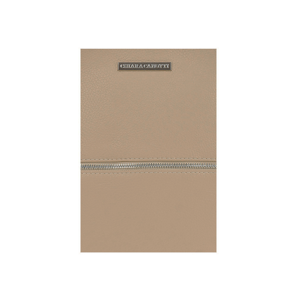 Rucsac dama din piele naturala Chiara Canotti CC1263, Grej, #5, Bagsy