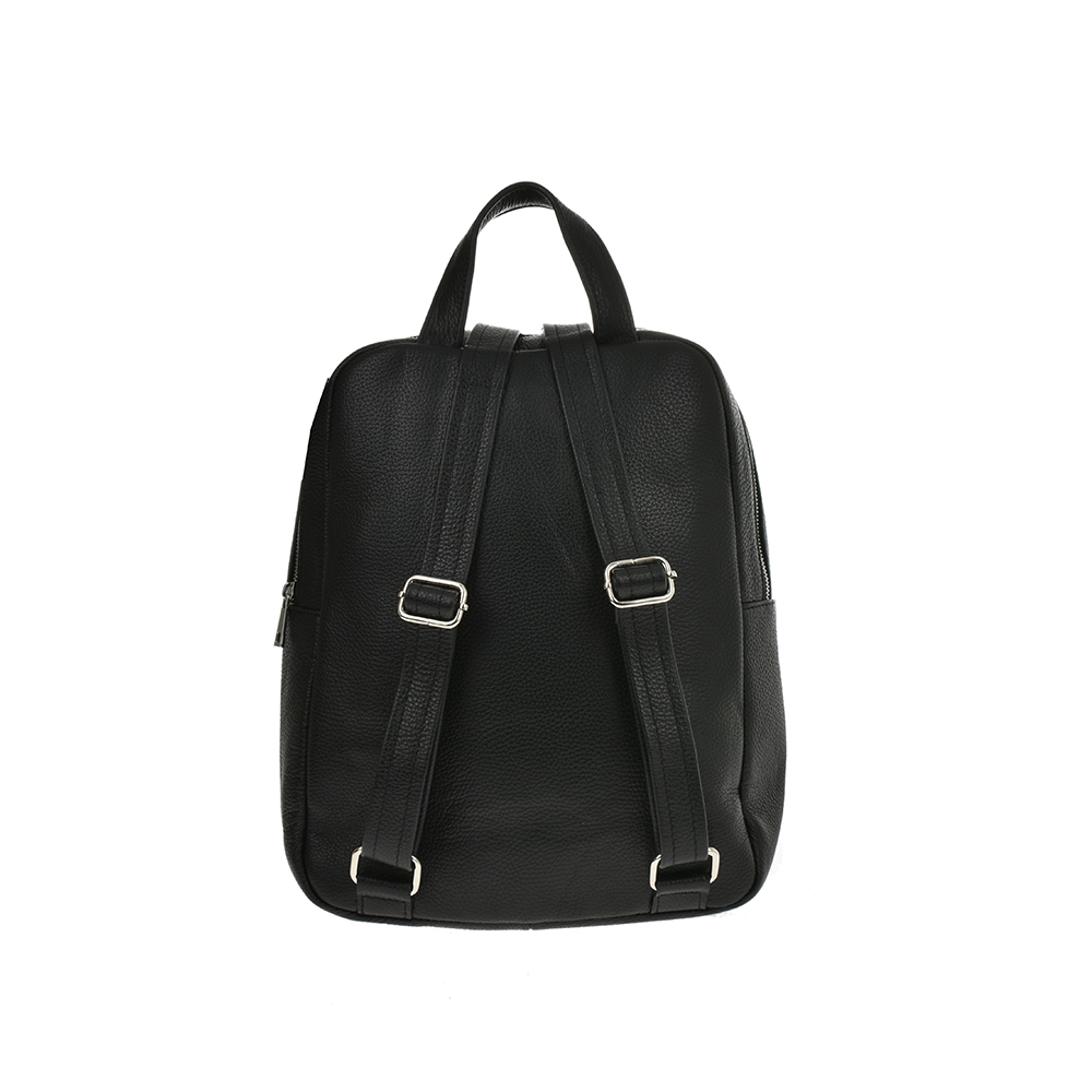 Rucsac dama din piele naturala Chiara Canotti CC1263, Negru, Nr. 3, Bagsy