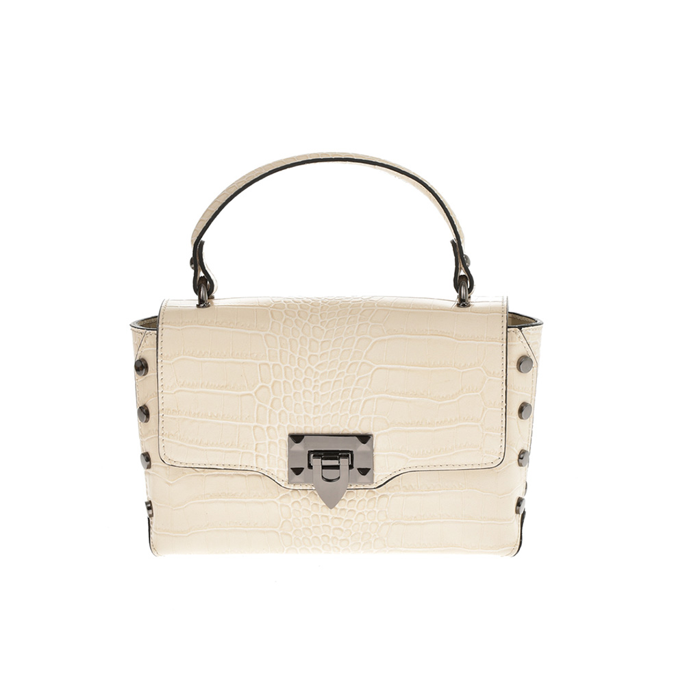 Geanta de mana din piele naturala Chiara Canotti CC1264, Bej, #1, Bagsy