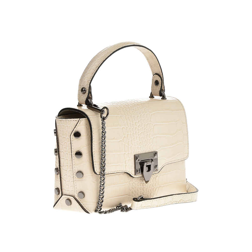 Geanta de mana din piele naturala Chiara Canotti CC1264, Bej, #2, Bagsy