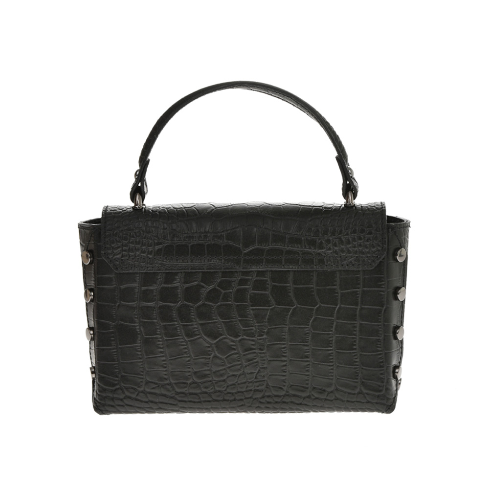 Geanta de mana din piele naturala Chiara Canotti CC1264, Negru, #3, Bagsy