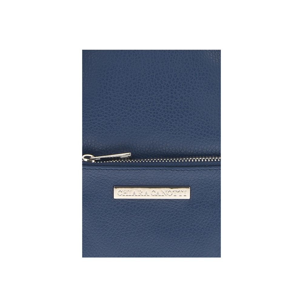 Rucsac dama din piele naturala Chiara Canotti CC1266, Albastru, #5, Bagsy