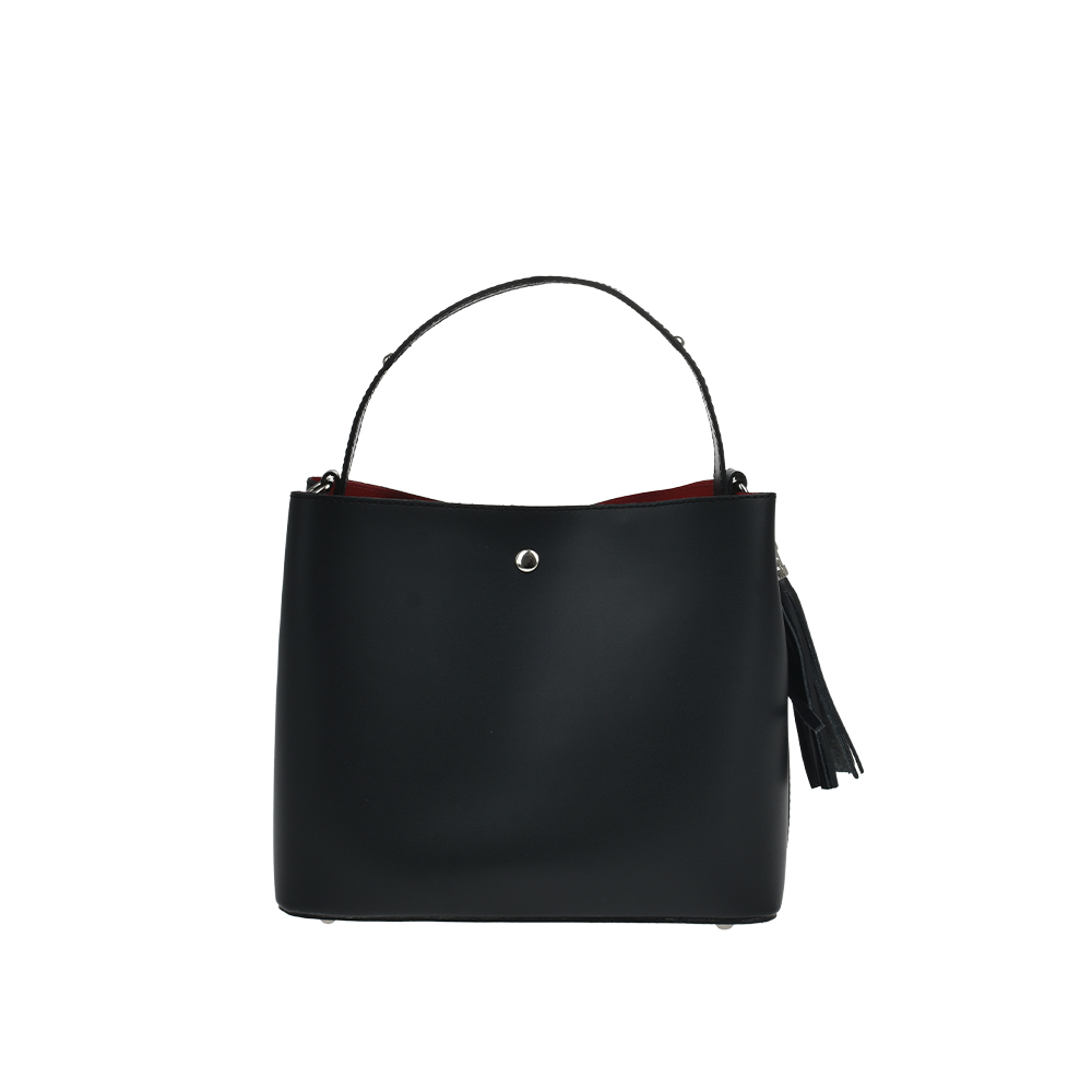 Geanta de mana din piele naturala Chiara Canotti CC1289, Negru, #3, Bagsy