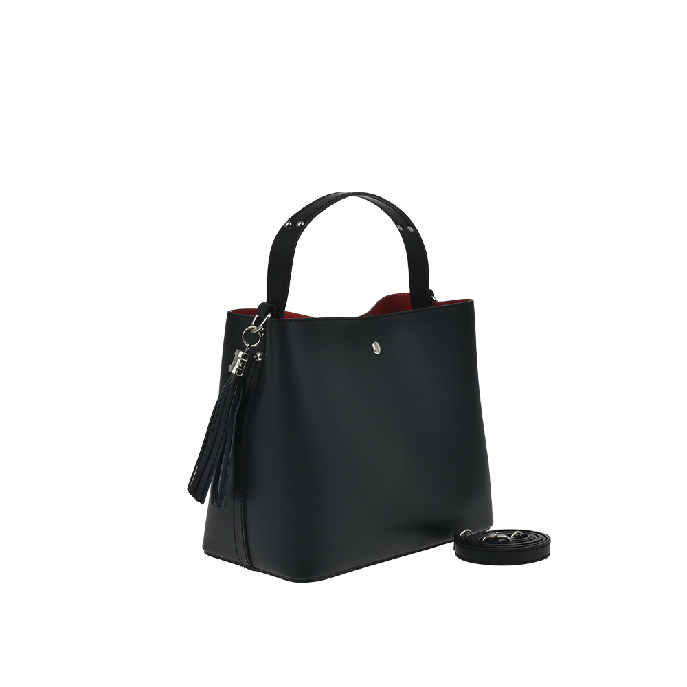 Geanta de mana din piele naturala Chiara Canotti CC1289, Negru, #2, Bagsy