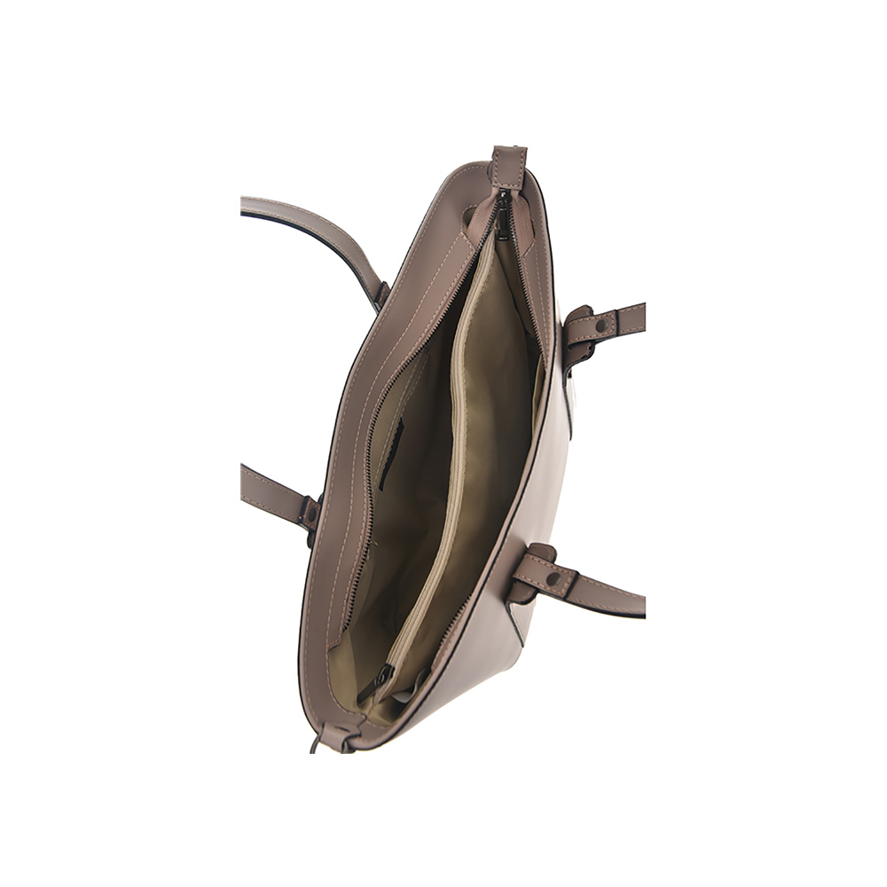 Geanta tote din piele naturala Chiara Canotti CC1292, Roz prafuit, #4, Bagsy