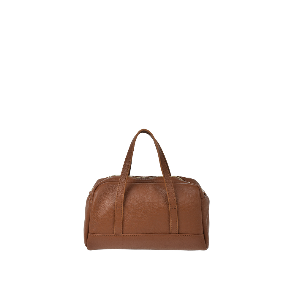 Geanta de mana din piele naturala Chiara Canotti CC1296, Cognac, #3, Bagsy