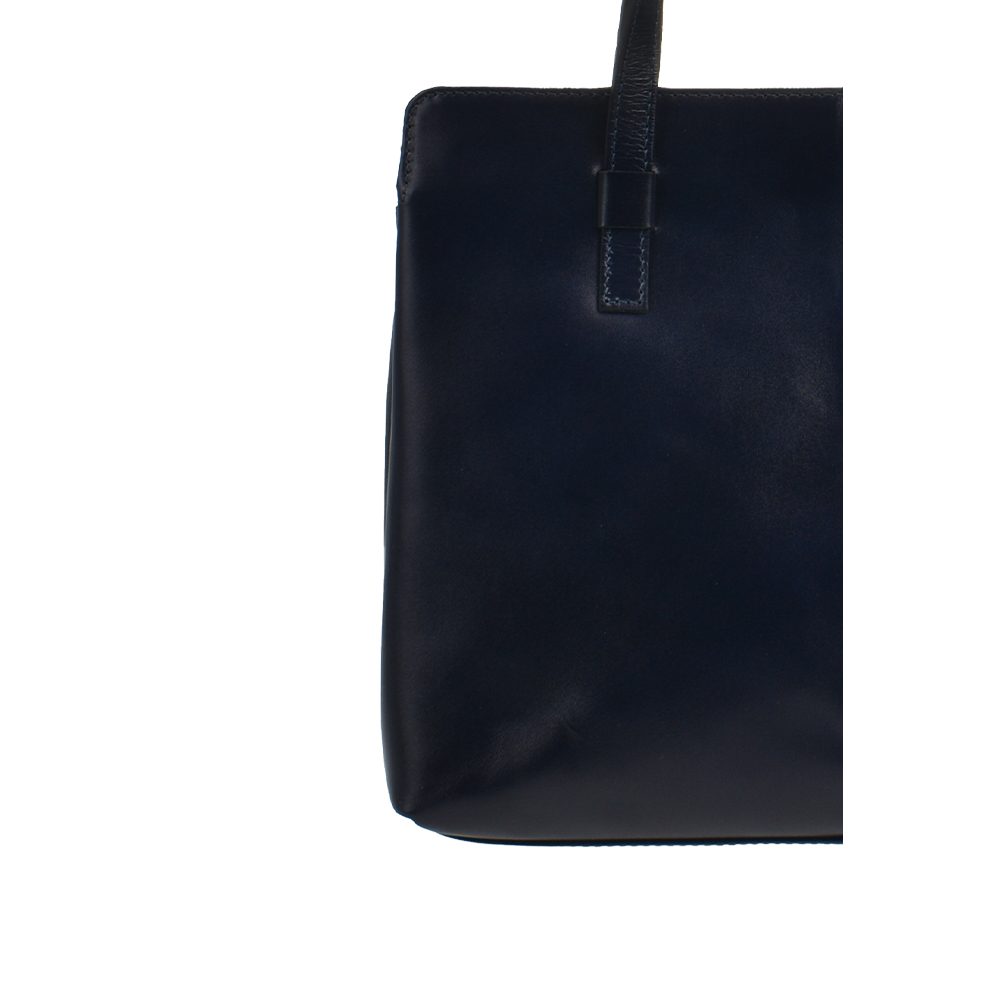 Geanta de umar din piele naturala Chiara Canotti CC1302, Albastru, #5, Bagsy