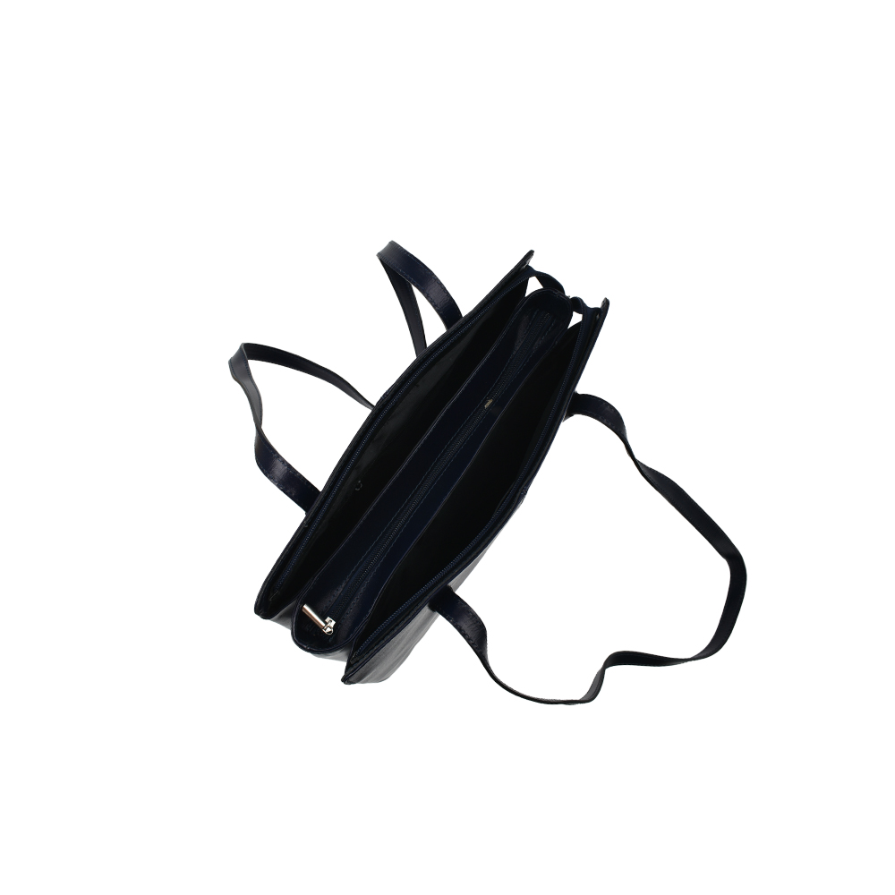 Geanta de umar din piele naturala Chiara Canotti CC1302, Albastru, #4, Bagsy