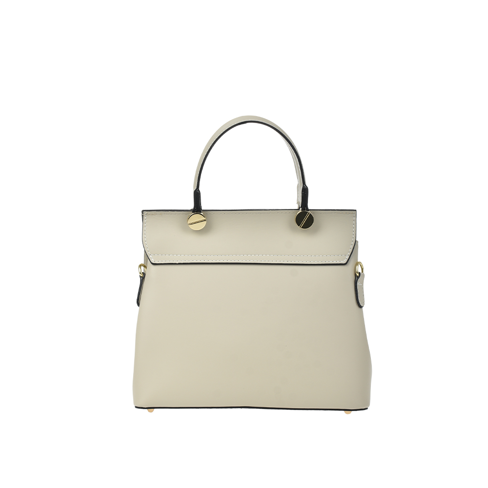 Geanta de mana din piele naturala Chiara Canotti CC1303, Bej, Nr. 3, Bagsy