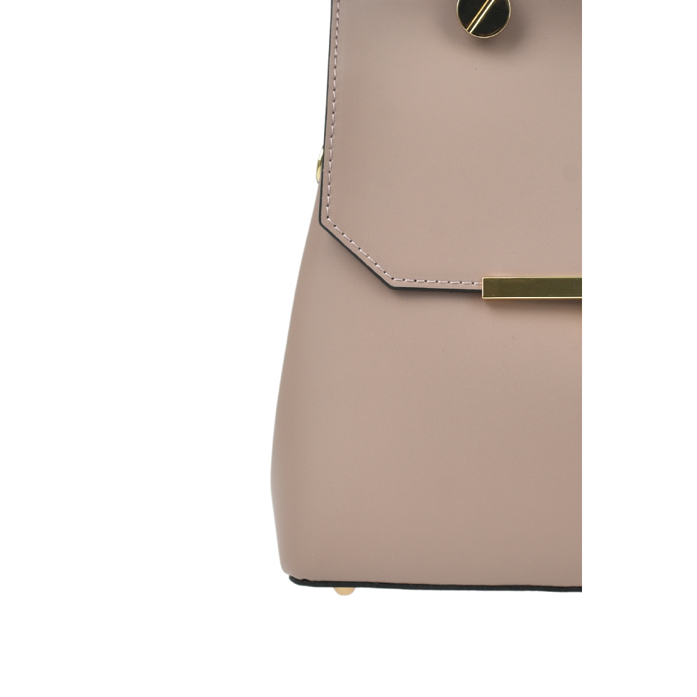 Geanta de mana din piele naturala Chiara Canotti CC1303, Roz prafuit, #5, Bagsy