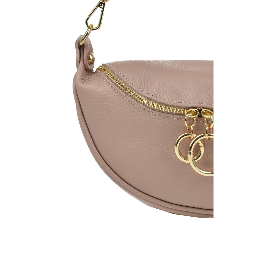 Geanta de mana din piele naturala Chiara Canotti CC1306, Roz prafuit, #5, Bagsy