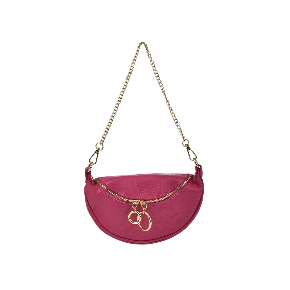 Geanta de mana din piele naturala Chiara Canotti CC1306, Fucsia, #1, Bagsy