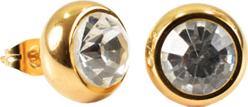 Cercei COAL aurii, din inox, E1303143, #1, Bagsy