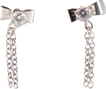 Cercei COAL Kylie argintii, din inox, E1103234, #1, Bagsy