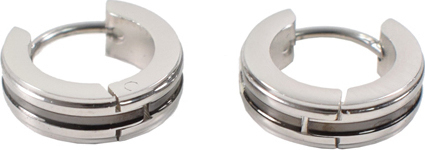 Cercei COAL Lana argintii, din inox, E1103190, #1, Bagsy