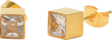 Cercei COAL Mary aurii, din inox, El303170, #1, Bagsy