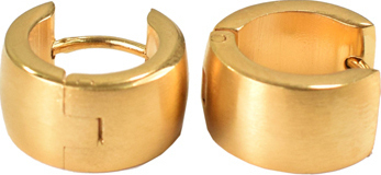 Cercei COAL Maureen aurii din inox E1303204, #1, Bagsy