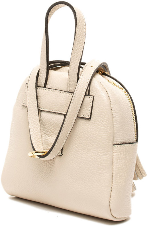 Rucsac dama din piele naturala Chiara Canotti CC0758, Bej, #2, Bagsy