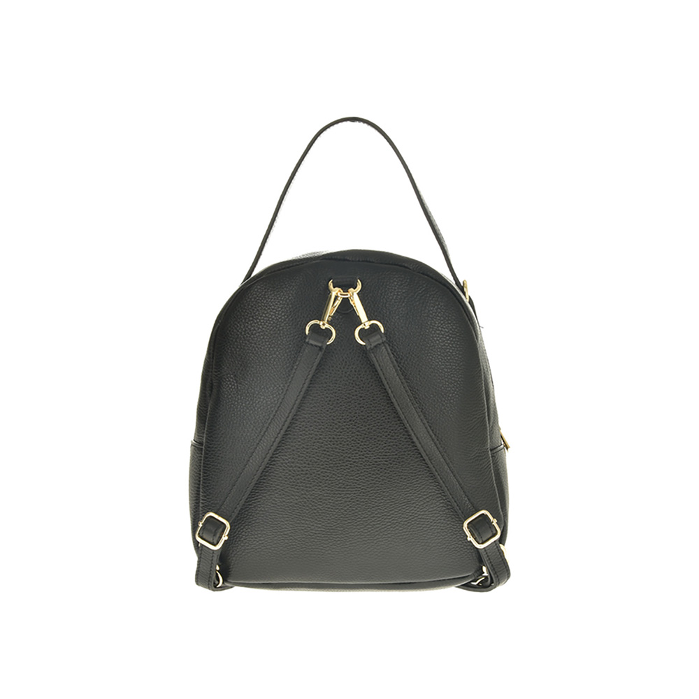 Rucsac din piele naturala Chiara Canotti CC0856, Negru, #4, Bagsy