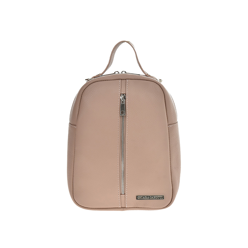 Rucsac dama din piele naturala Chiara Canotti CC0922, Roz Prafuit, #1, Bagsy