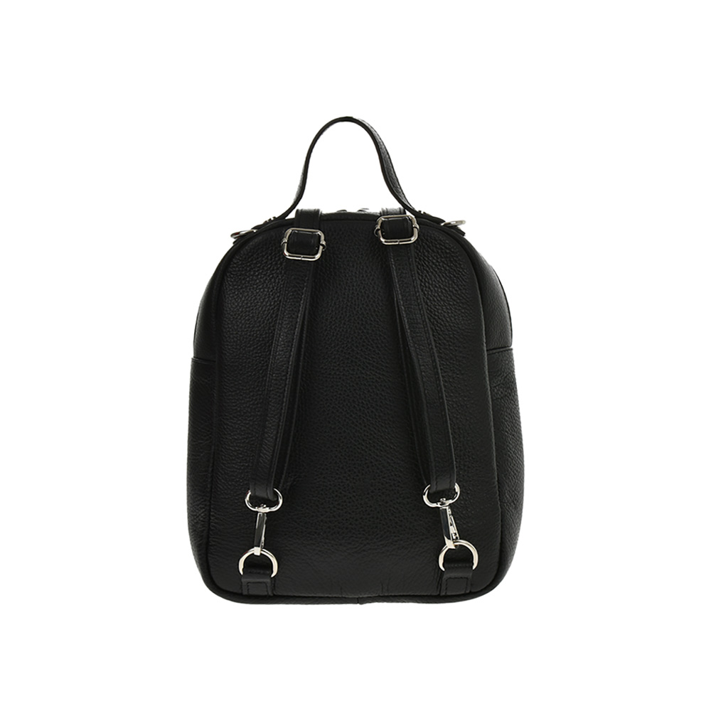 Rucsac dama din piele naturala Chiara Canotti CC0922, Negru, #3, Bagsy