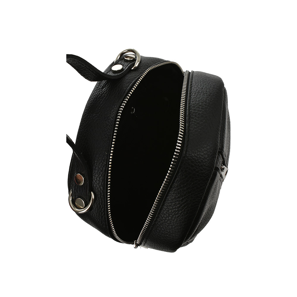 Rucsac dama din piele naturala Chiara Canotti CC0922, Negru, #4, Bagsy