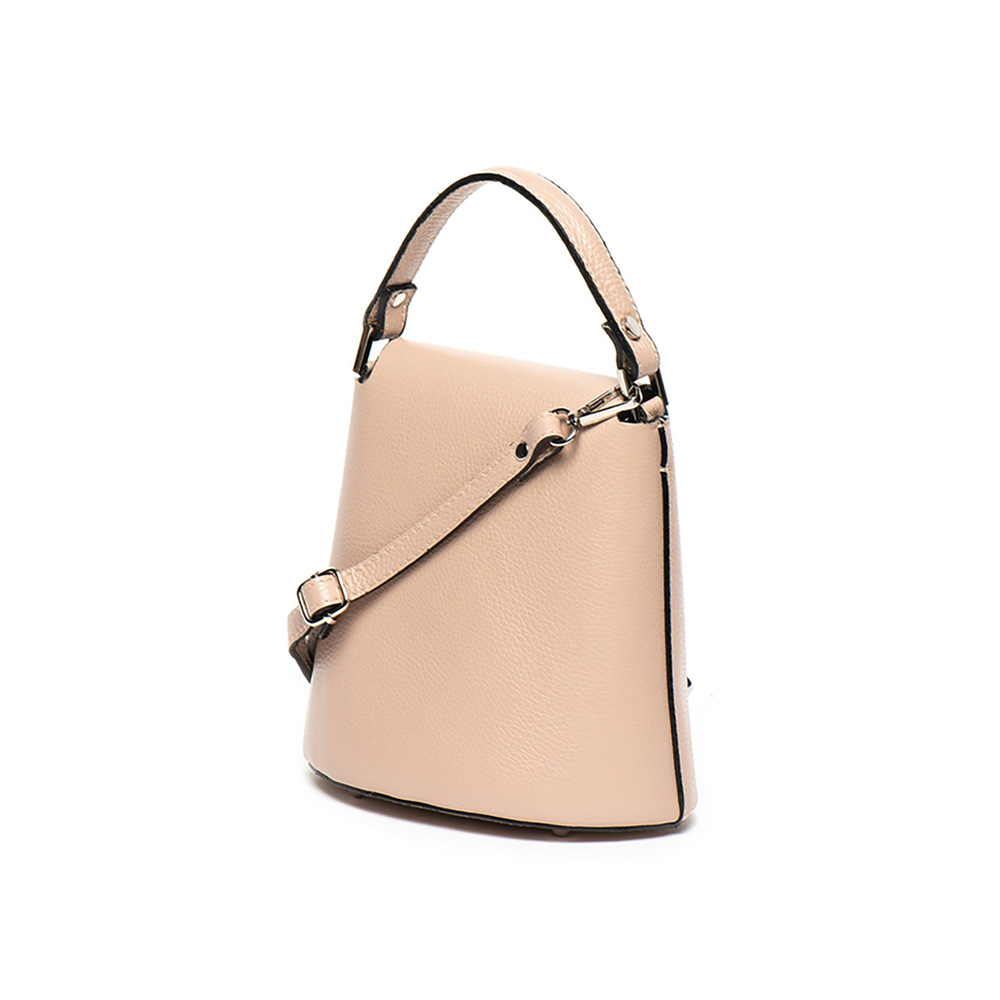 Geanta dama din piele naturala Chiara Canotti CC0710, Roz prafuit, #2, Bagsy