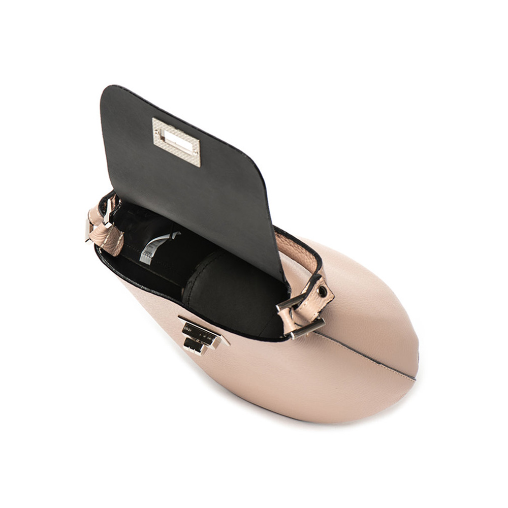 Geanta dama din piele naturala Chiara Canotti CC0710, Roz prafuit, #4, Bagsy