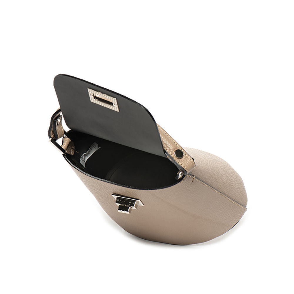 Geanta dama din piele naturala Chiara Canotti CC0710, Grej, #5, Bagsy